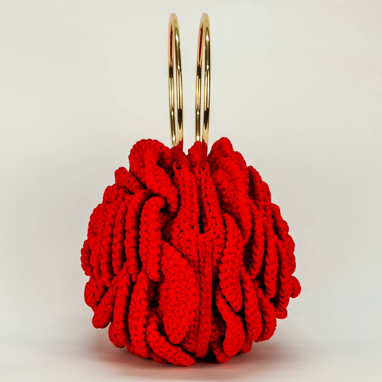 Crochet Rosen Handtasche