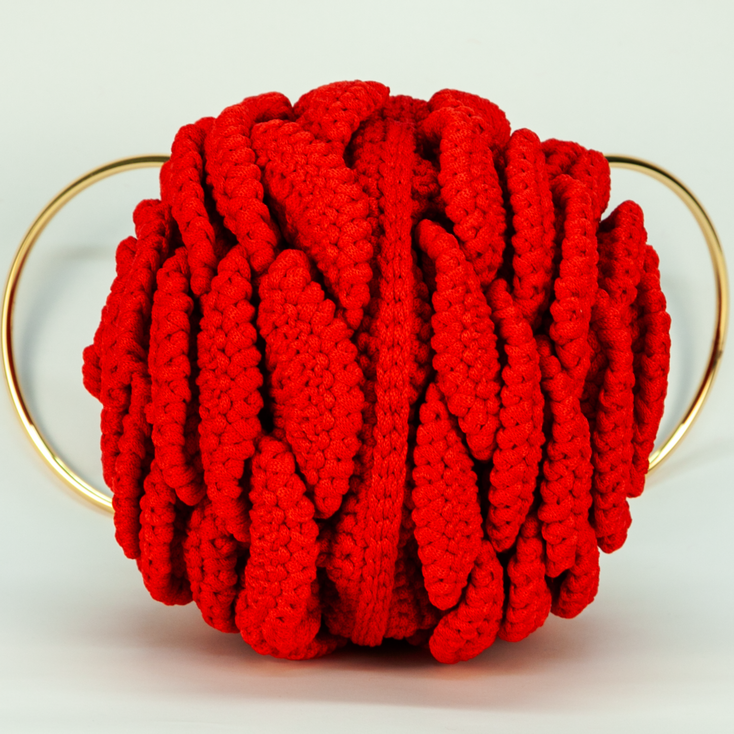 Crochet Rosen Handtasche