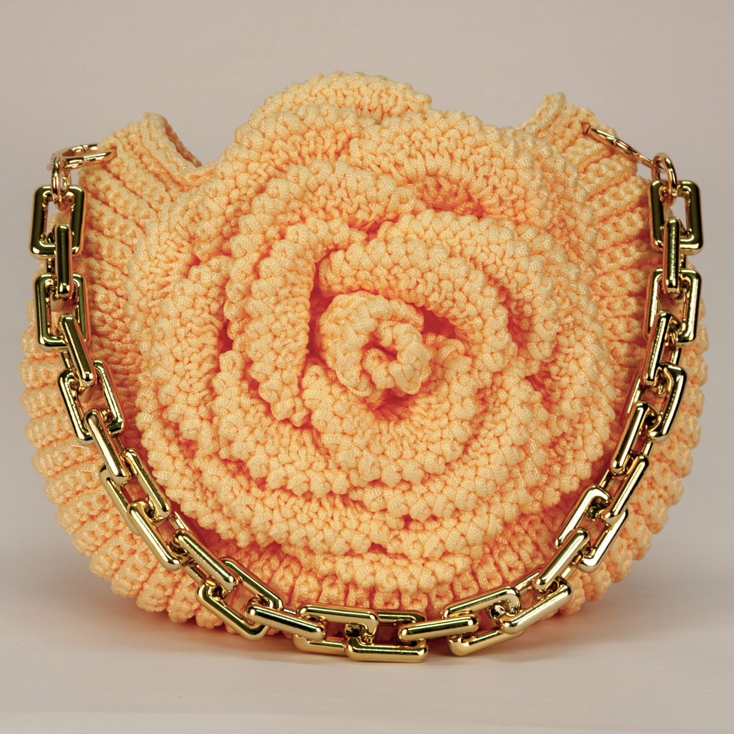 Crochet Fiorella Handtasche creme