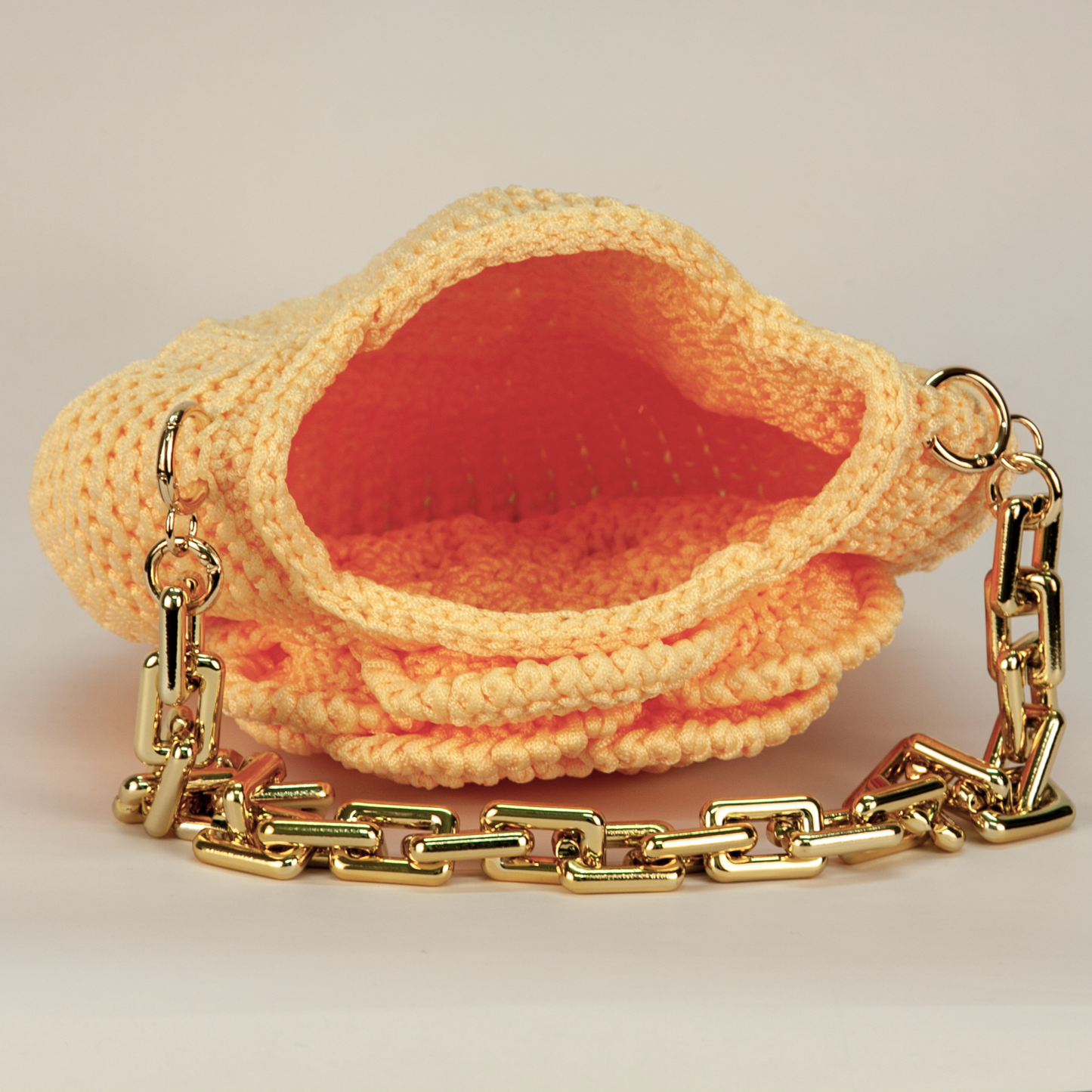 Crochet Fiorella Handtasche creme