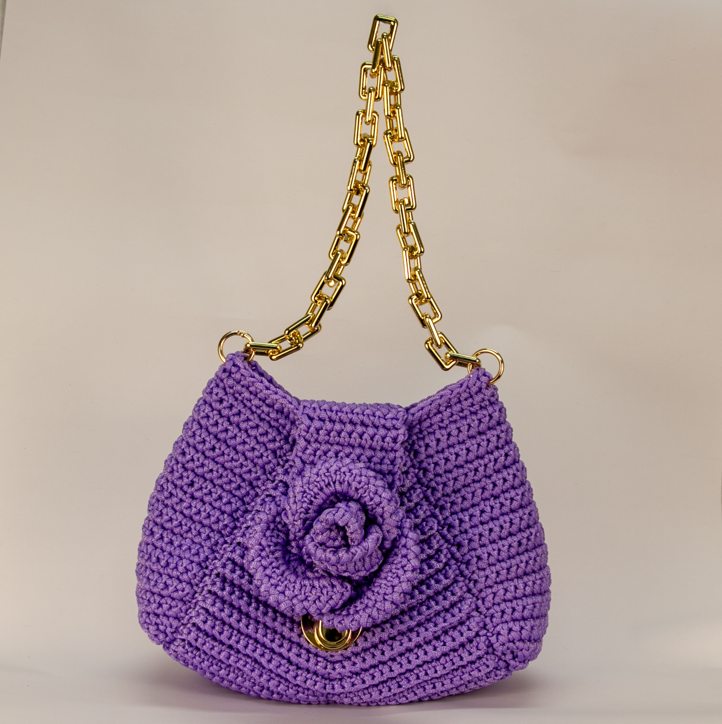 Crochet Verona Handtasche lila